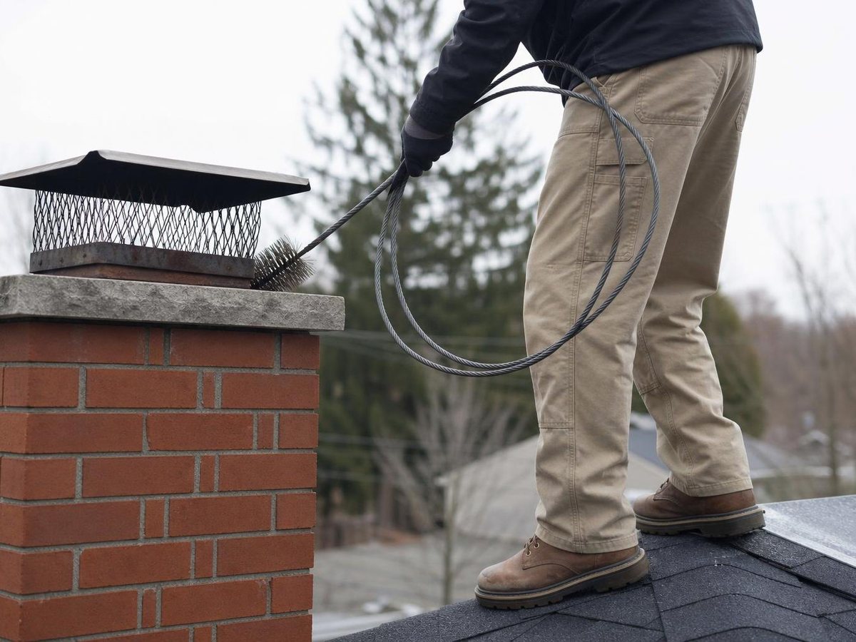 Hosmer Chimney Sweep work in Slocum